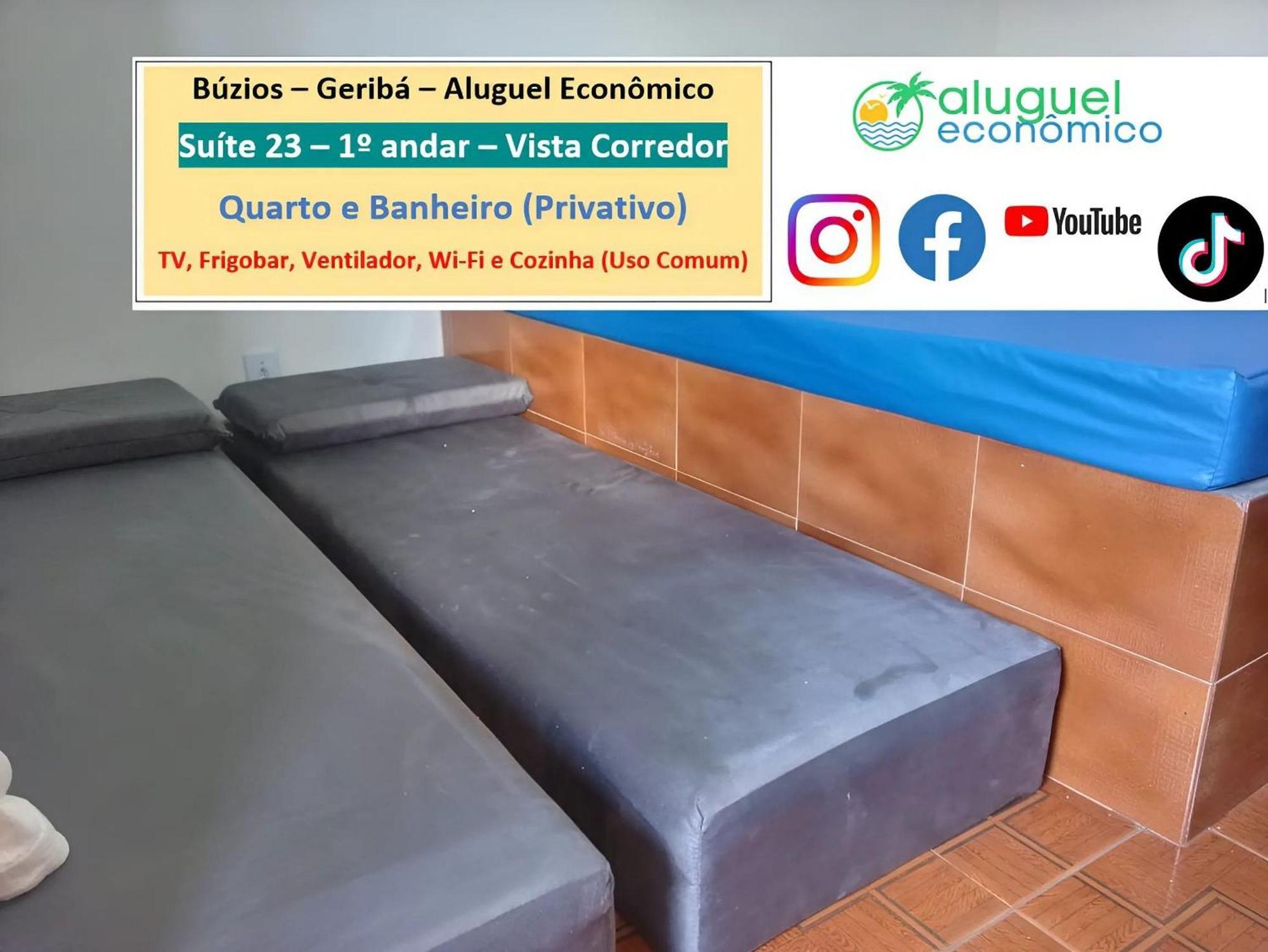 Appartement Búzios - Geribá - Aluguel Econômico Extérieur photo
