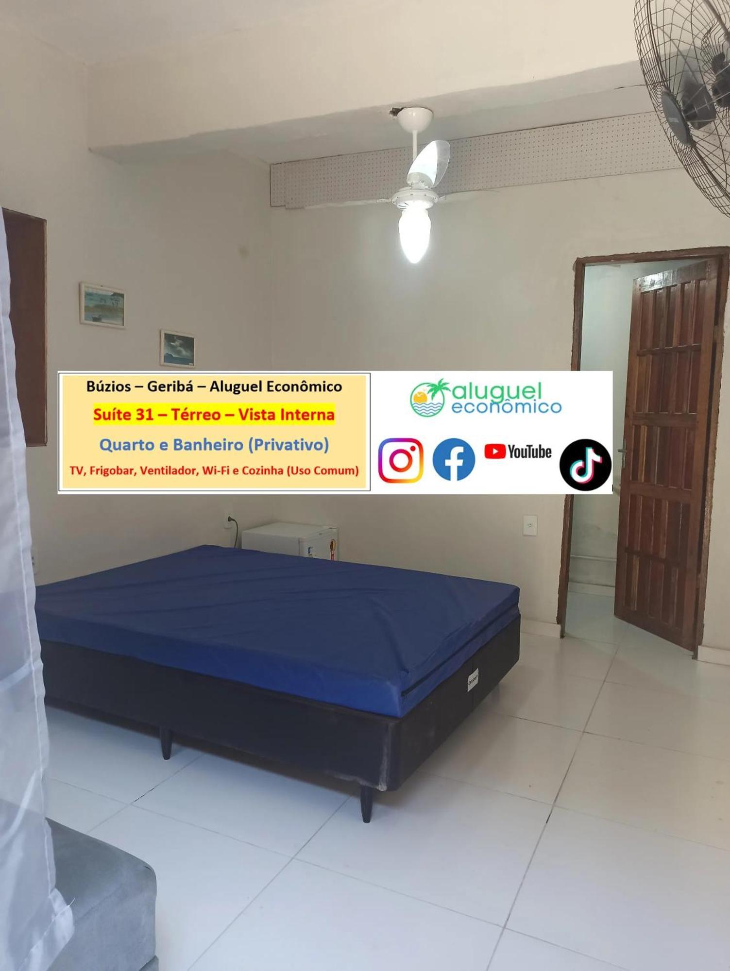 Appartement Búzios - Geribá - Aluguel Econômico Extérieur photo